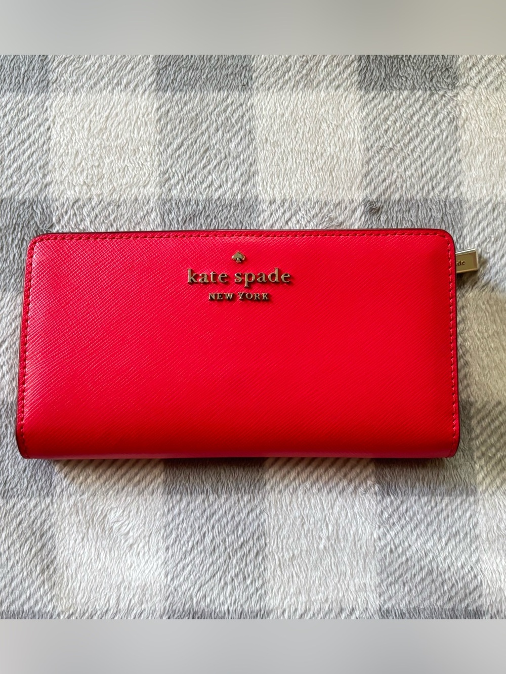 kate spade New York Red Leather Wallet